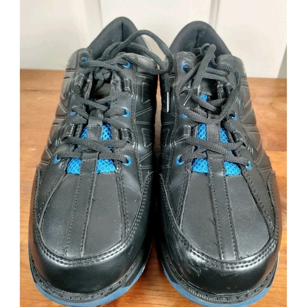 Strikeforce Bowling Shoes Men's Size 12 Black Blue Warrior Athletic Sneakers